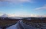 Struan House - Sollas wintery road