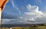 The View Isle of Lewis Lodges cloudy sky