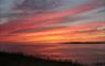 Na Bothain, Sandy Bay Wigwams ® red sky