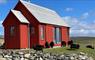 The Birlinn Yarn Company red building with black sheep outside