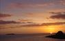 Tigh-na-Mara sunset over the sea