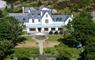 Aerial view of Harris Hotel and garden