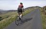 Skinny Tyres Ltd cyclist going uphill