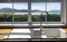 Taigh Marsaili kitchen sink with views