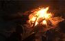 Puffin and Peregrine Tiny-House's beach fire