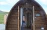 Na Bothain, Sandy Bay Wigwams ® entrance to pod